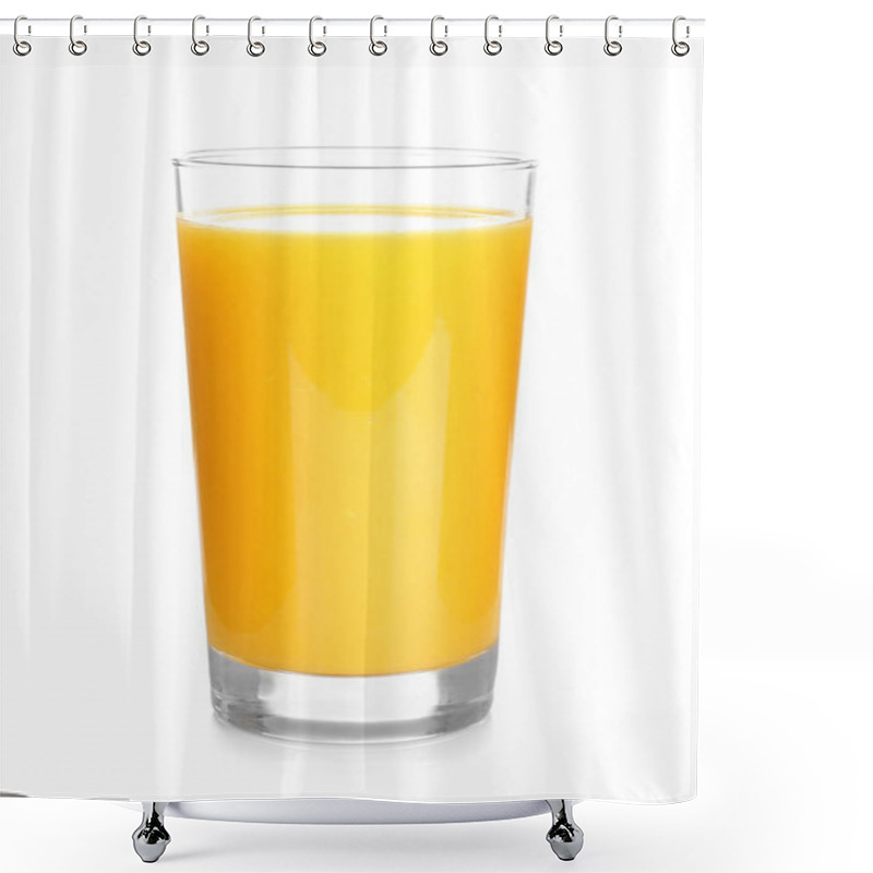 Personality  Glass Of Fresh Juice Shower Curtains