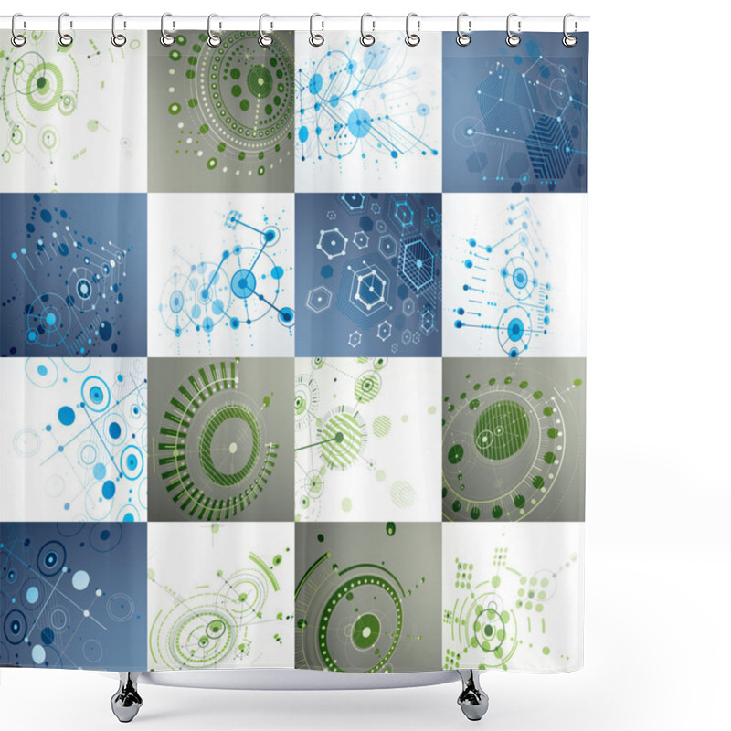 Personality  Collection Of Bauhaus Wallpapers  Shower Curtains