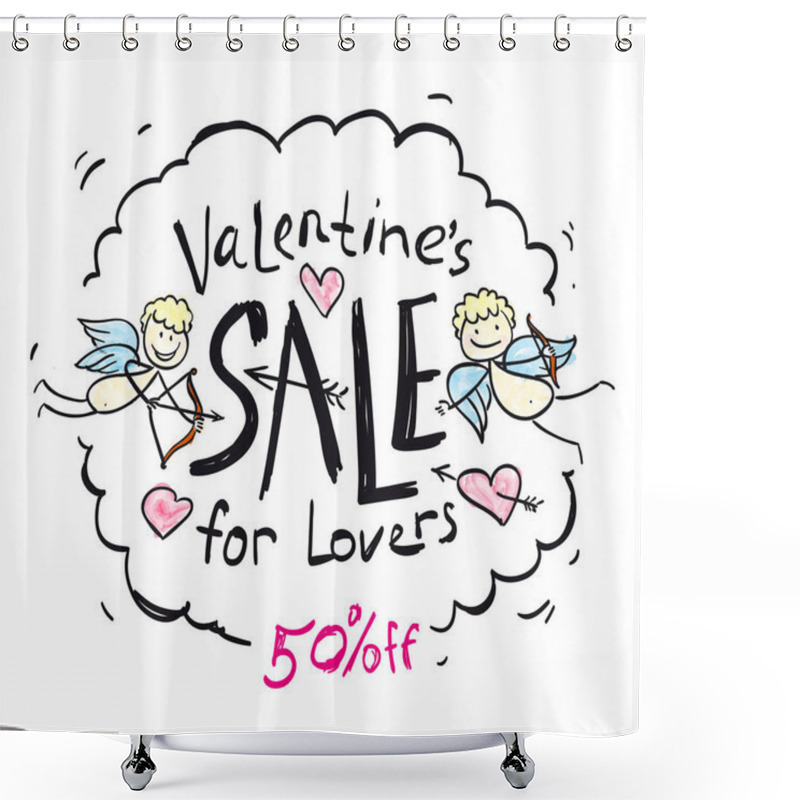 Personality  Valentine's Day Sale Shower Curtains