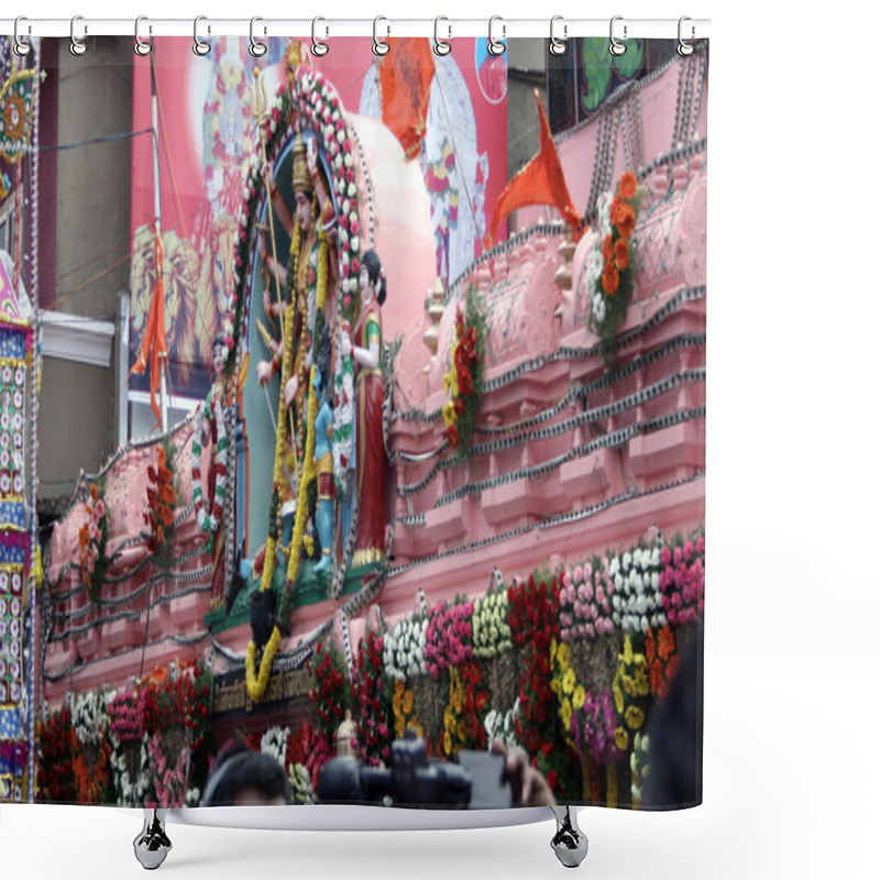 Personality  Akkanna Madanna Temple At Shalibanda,Hyderabad,India Shower Curtains