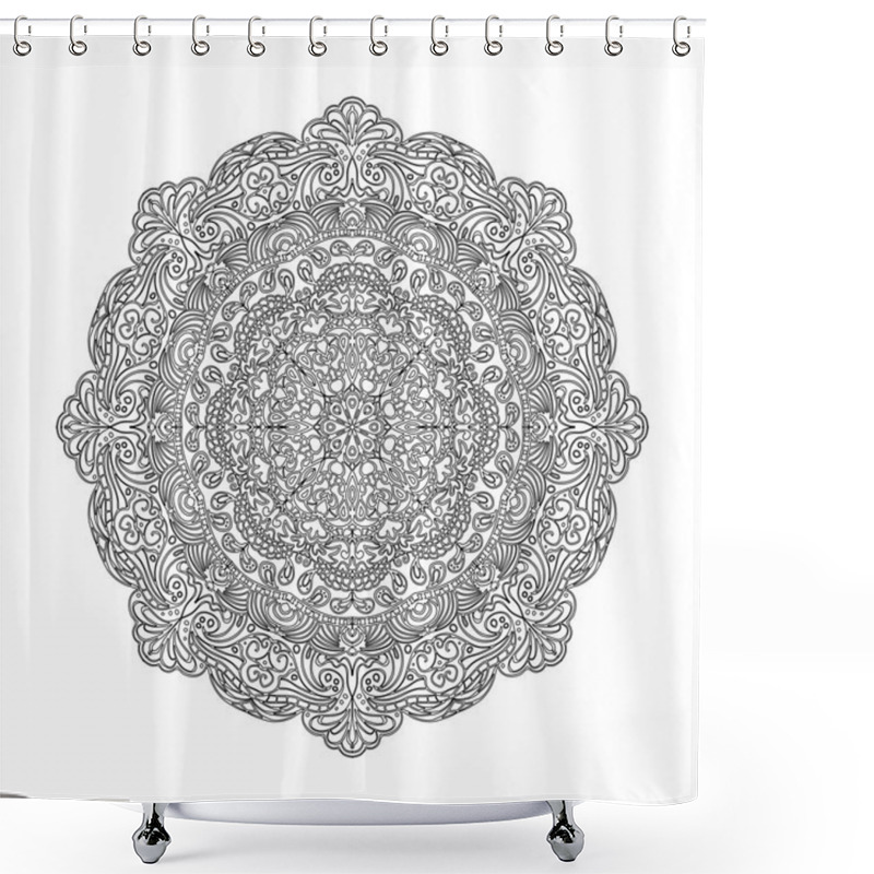 Personality  Mandala Ethnic Decorative Element  Shower Curtains