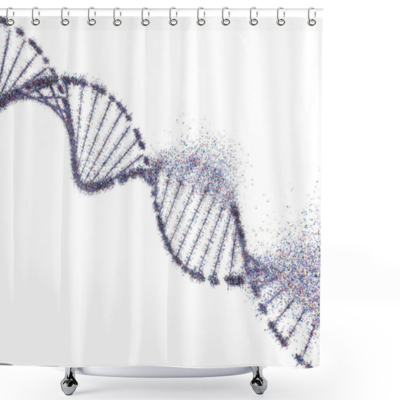 Personality  Genetic Disorder DNA Molecule Structure Shower Curtains