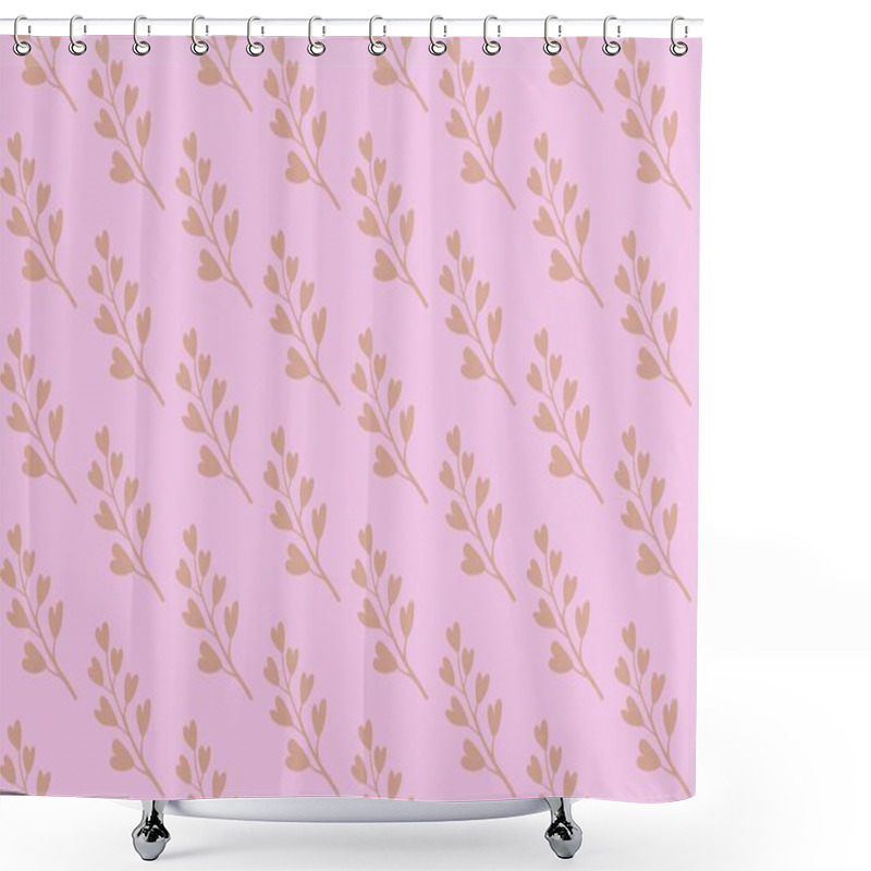 Personality  Abstract Creative Background With Repeated Shapes Shower Curtains