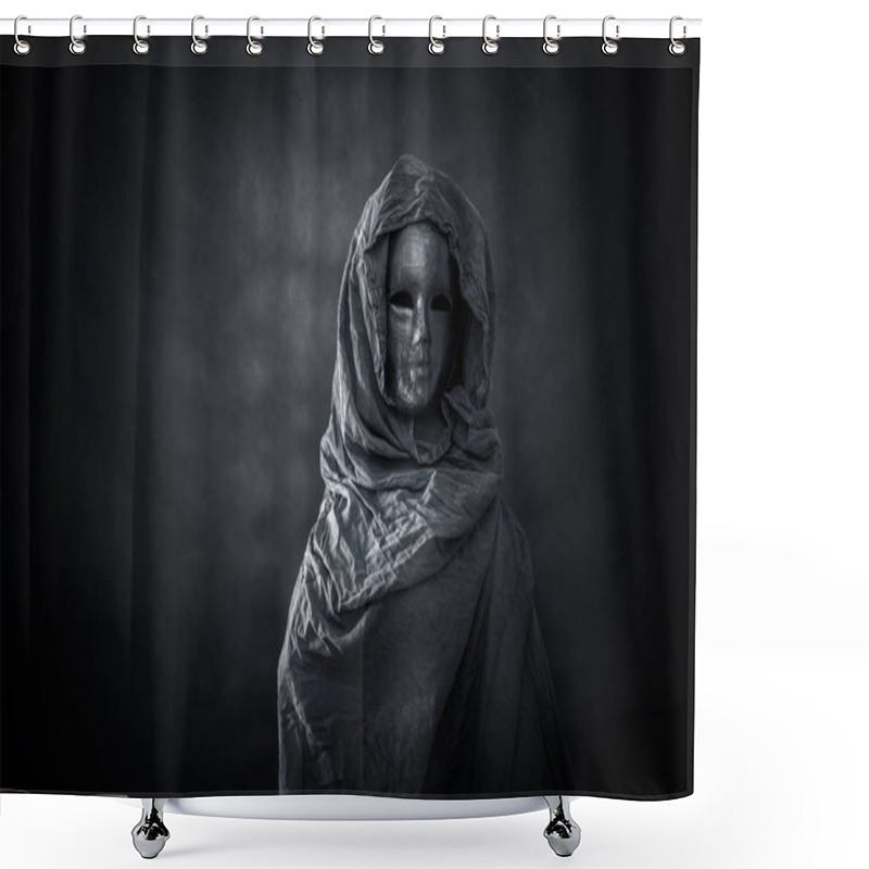 Personality  Ghostly Figure In The Dark  Shower Curtains