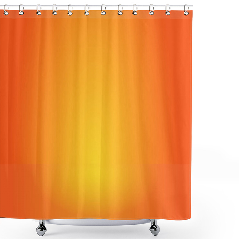 Personality  Abstract Orange Gradient Blurred Background Shower Curtains