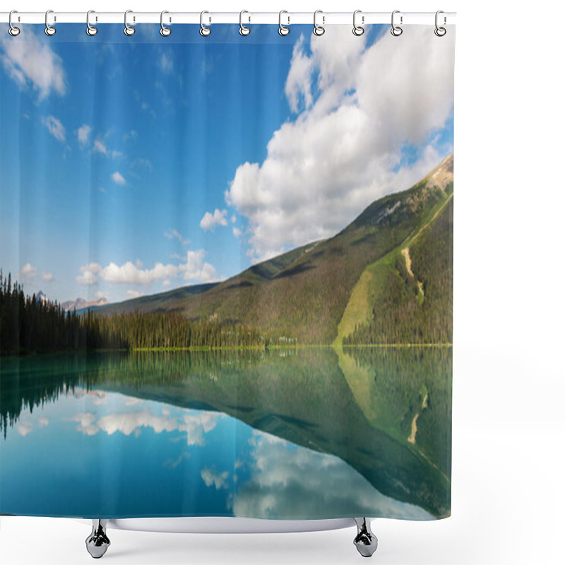 Personality  Serenity Emerald Lake Shower Curtains