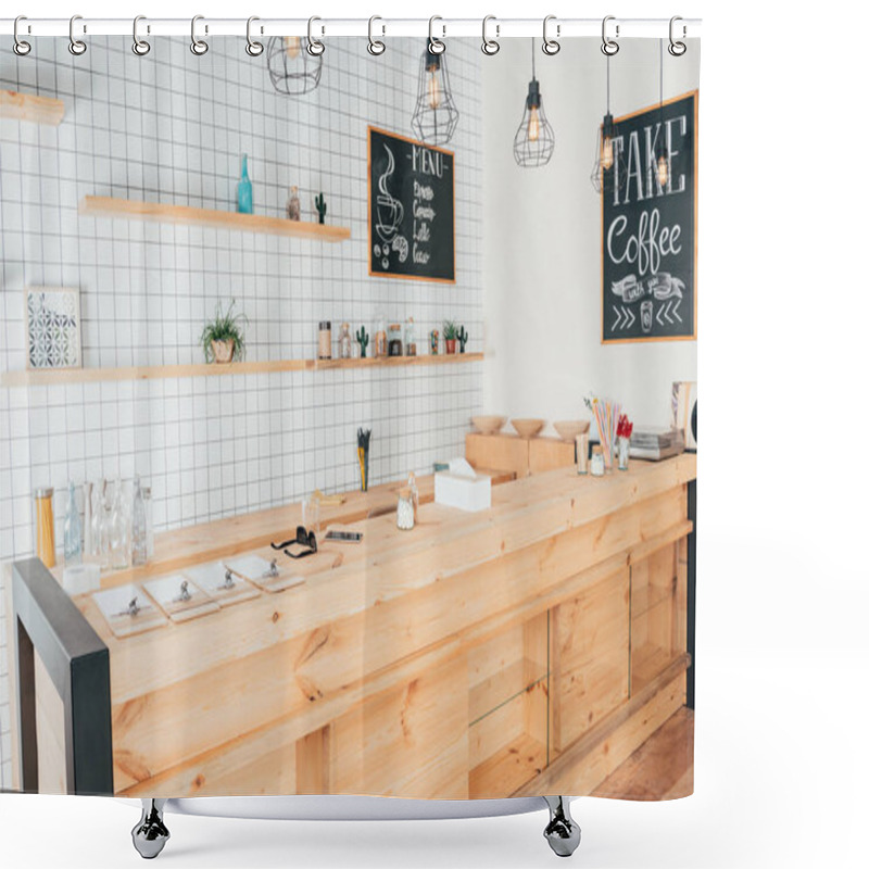 Personality  Bar Counter Shower Curtains