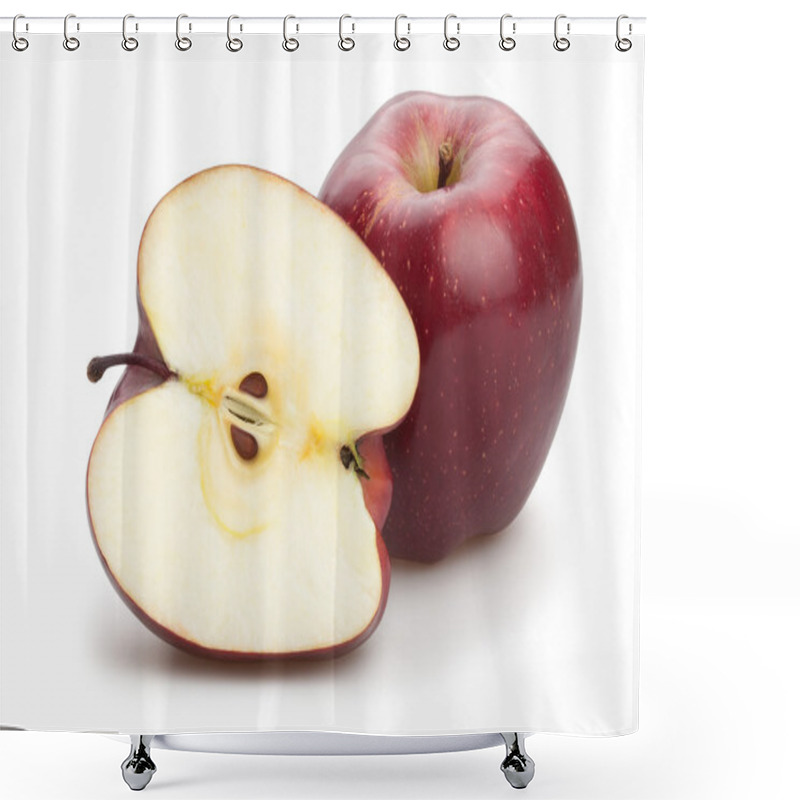 Personality  Bright Red Ripe Apples Shower Curtains