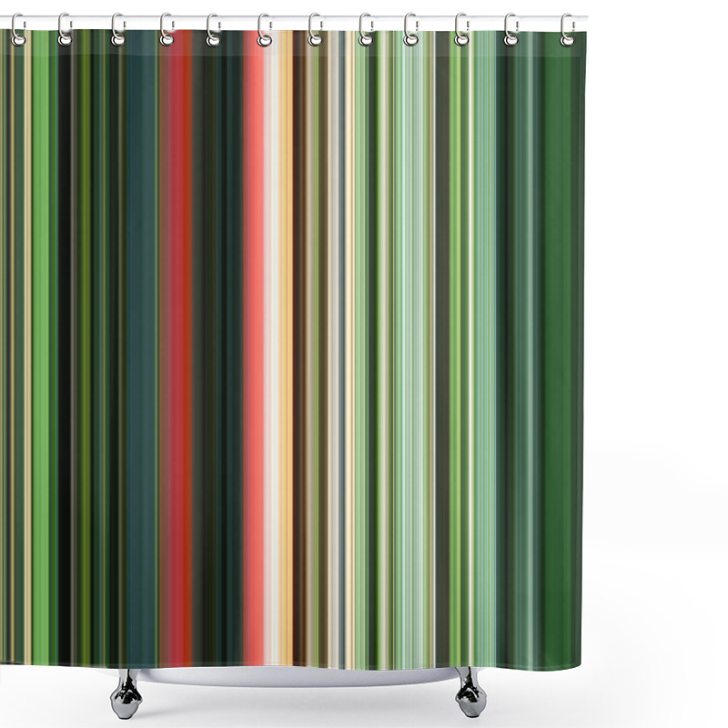 Personality  Abstract Background With Stripes Shower Curtains