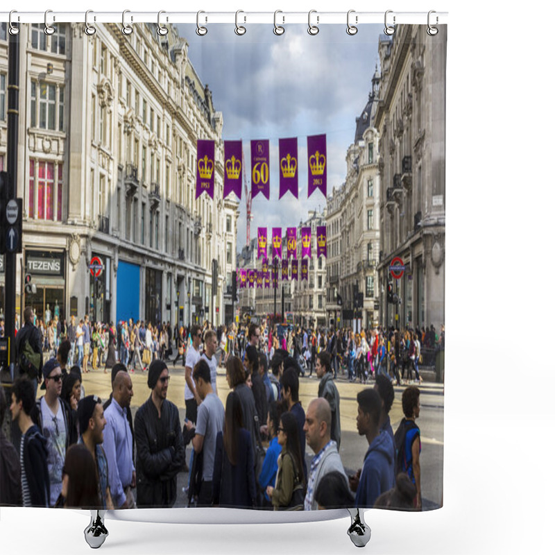 Personality  Oxford Circus In London Shower Curtains