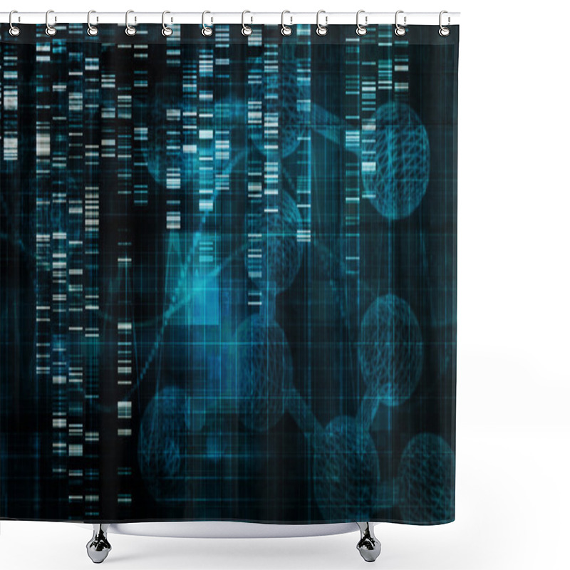 Personality  Genetic Engineering Shower Curtains