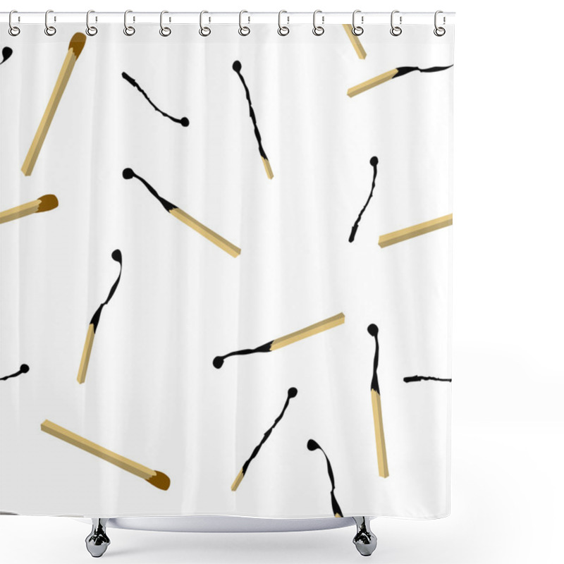 Personality  Simles Pattern Matches Shower Curtains