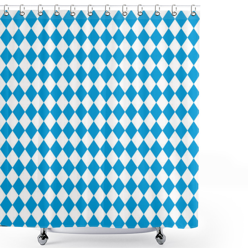 Personality  Oktoberfest Bavarian Flag Symbol Background Shower Curtains