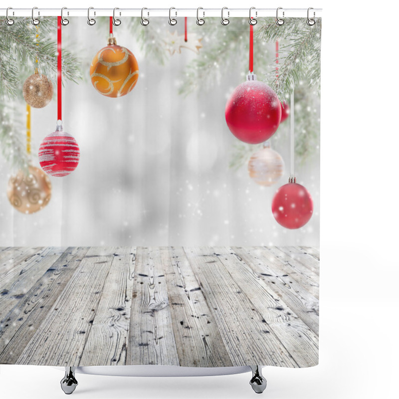 Personality  Christmas Decorations Shower Curtains