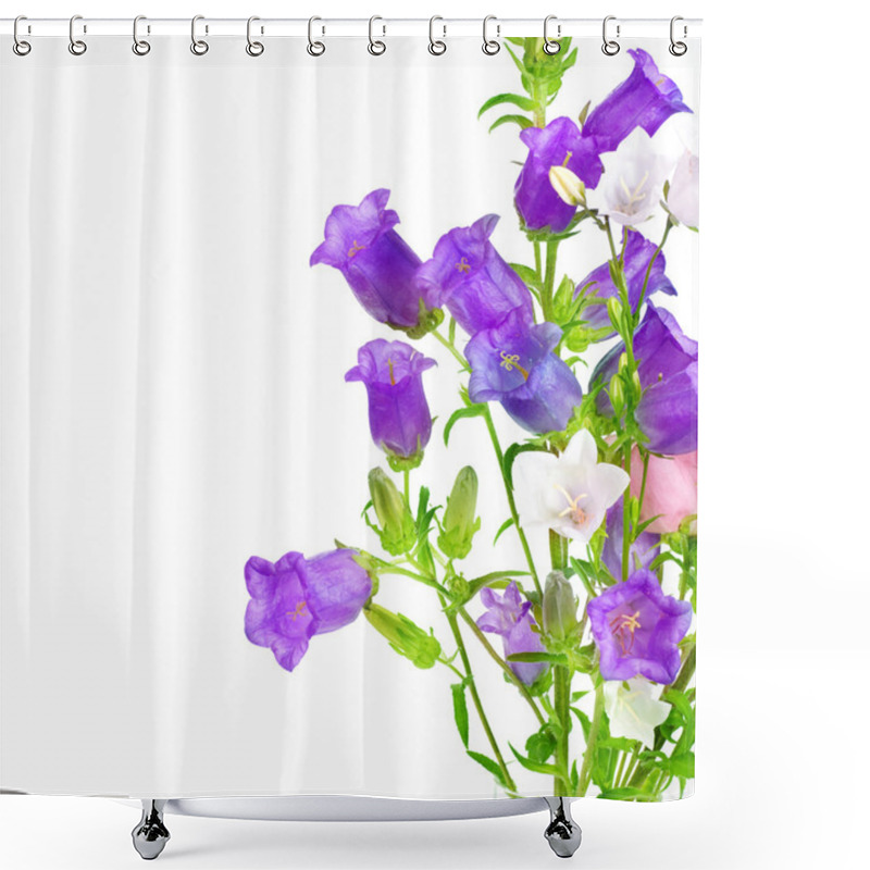 Personality  Bell Flowers Border Shower Curtains