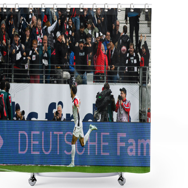 Personality  FRANKFURT, GERMANY - 6 OCTOBER, 2024: The Football Match Of Bundesliga SG Eintracht Frankfurt Vs FC Bayern At Deutsche Bank Park Shower Curtains