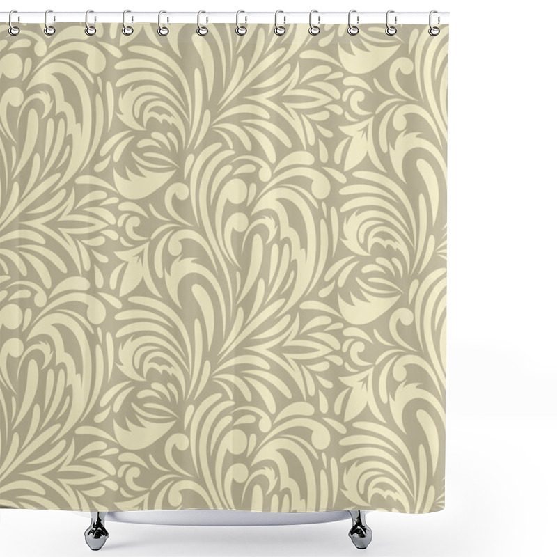 Personality  Seamless Swirl Pattern Shower Curtains