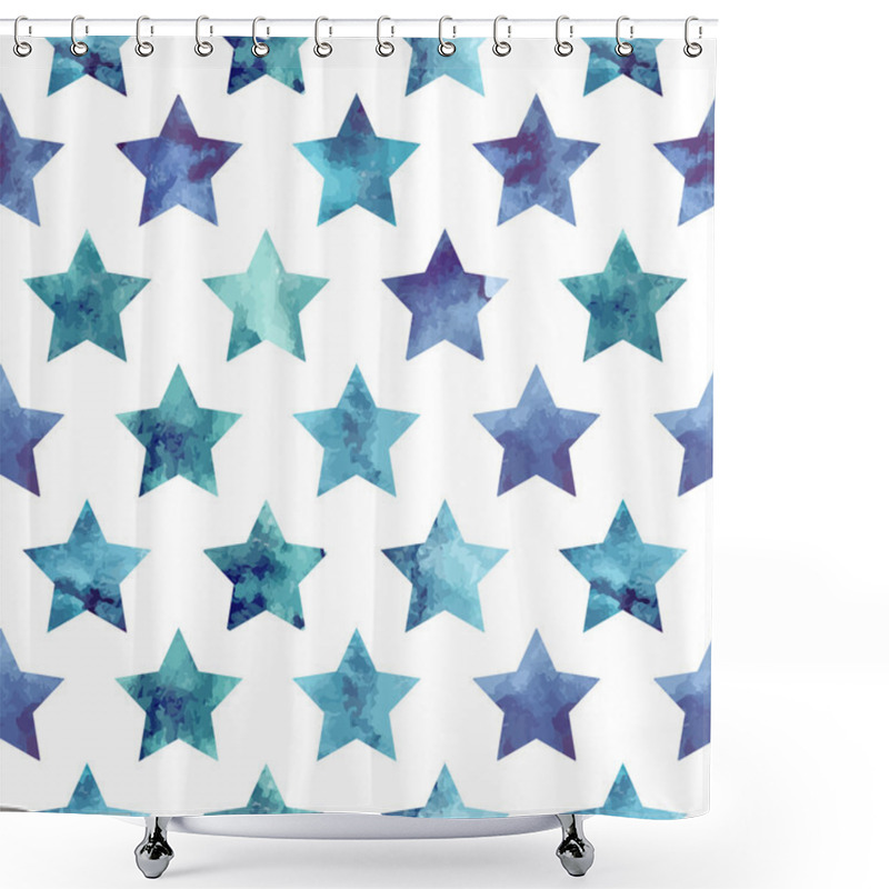 Personality  Stars Pattern Shower Curtains