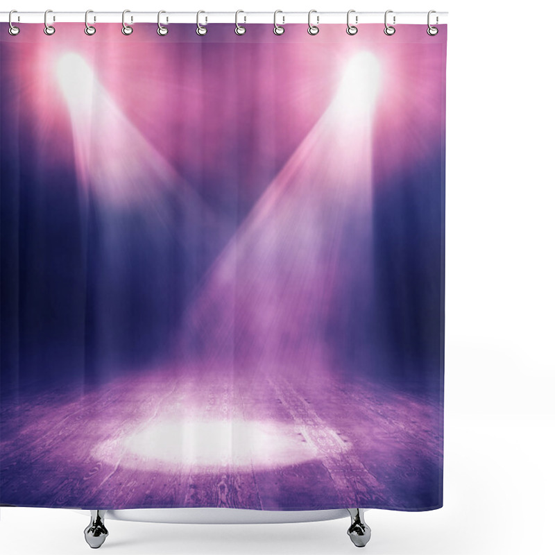 Personality  Spotlight Background Shower Curtains