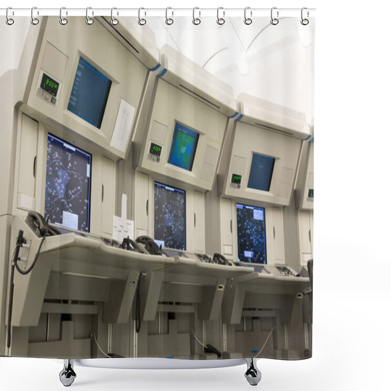 Personality  Air Traffic Control Station Shower Curtains