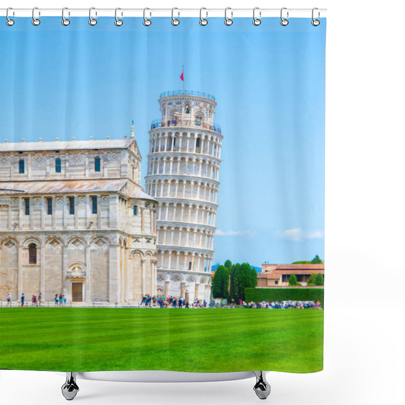 Personality  Leaning Tower Of Pisa O Cathedral Square In Pisa, Tuscany, Italy Shower Curtains