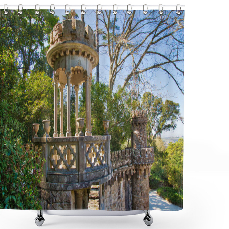 Personality  Scenic Quinta Da Regaleira Castle Shower Curtains