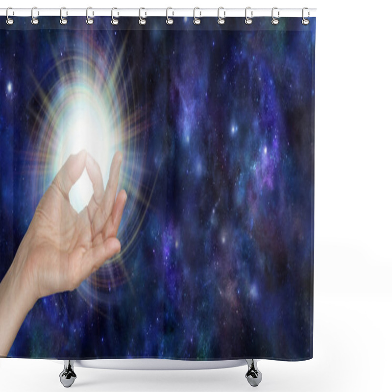 Personality  Gyan Mudra And The Spark Of Life  Shower Curtains