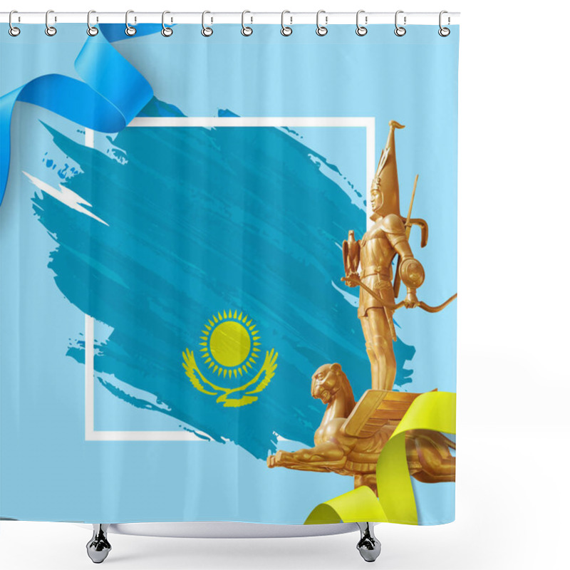 Personality  Kazakhstan Independence Day, National Holyday Shower Curtains