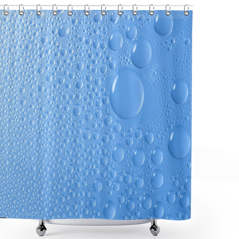 Personality  Water Drop Dew Drop Effect Nano Effect Lotuseffekt Blue Impregnation Repels Rain Deflector Shower Curtains