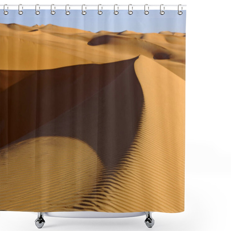 Personality  Sand Dune In The Sahara,Libya Shower Curtains