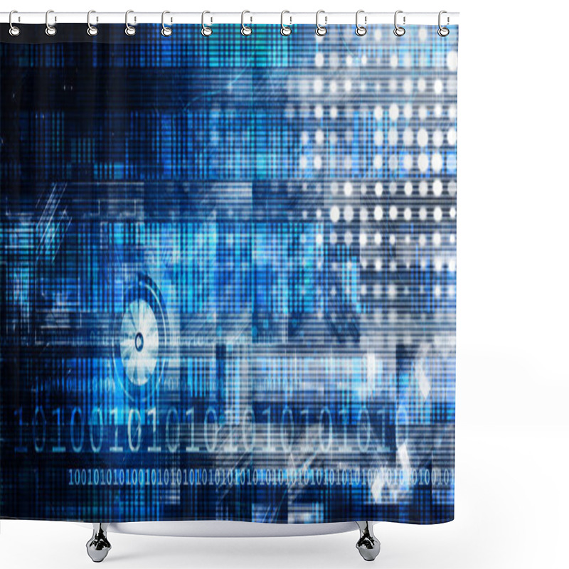 Personality  Science Technology And Industry Challenges As Concept Shower Curtains