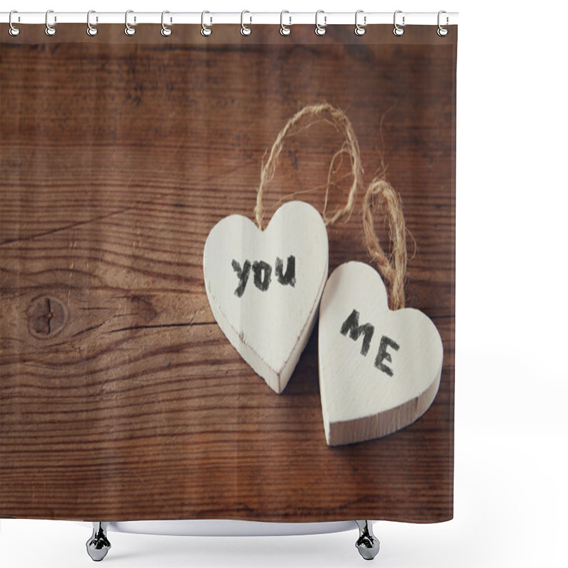 Personality  Selective Focus Photo Of Couple Of Wooden Hearts Whith Words 