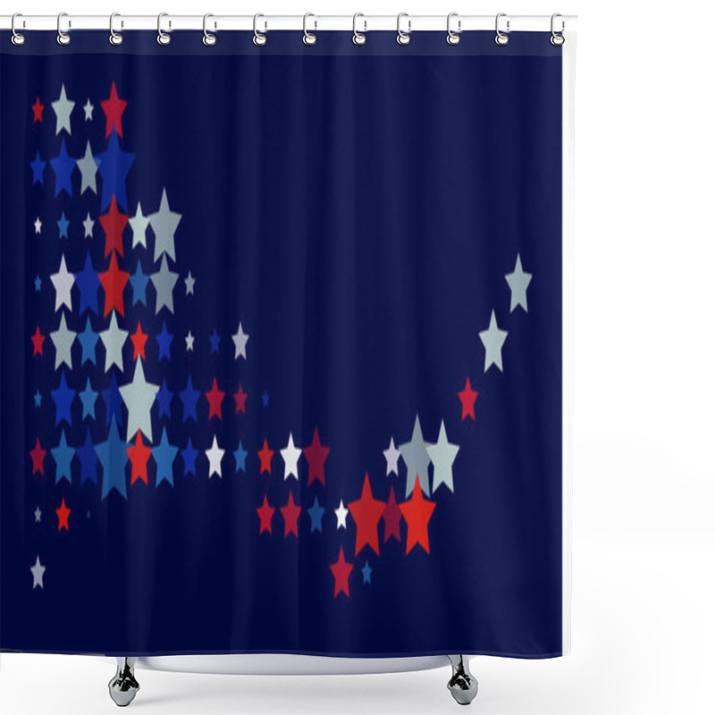 Personality   Abstract  Background From Red, Blue, White Stars Shower Curtains