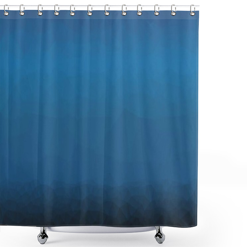 Personality  Abstract Geometric Background With Poly Pattern Shower Curtains