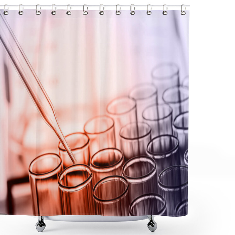 Personality  Laboratory Test Tubes Shower Curtains