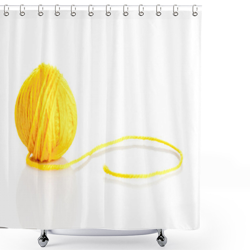 Personality  Ball Of Knitting Yarn Shower Curtains