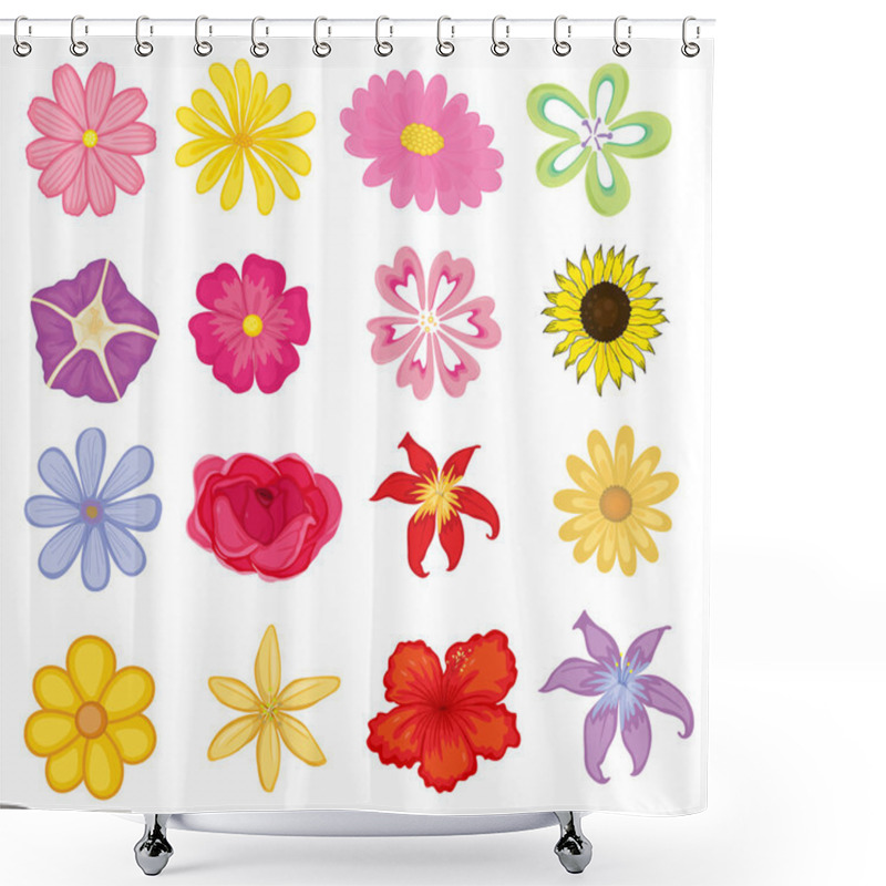 Personality  Flowers Shower Curtains