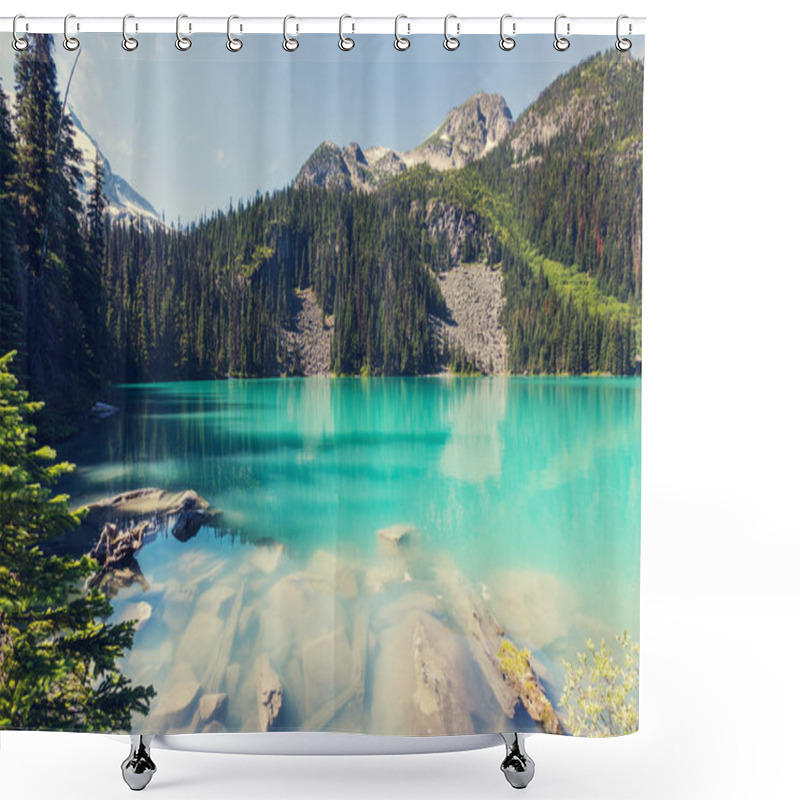 Personality  Beautiful Joffre Lake Shower Curtains