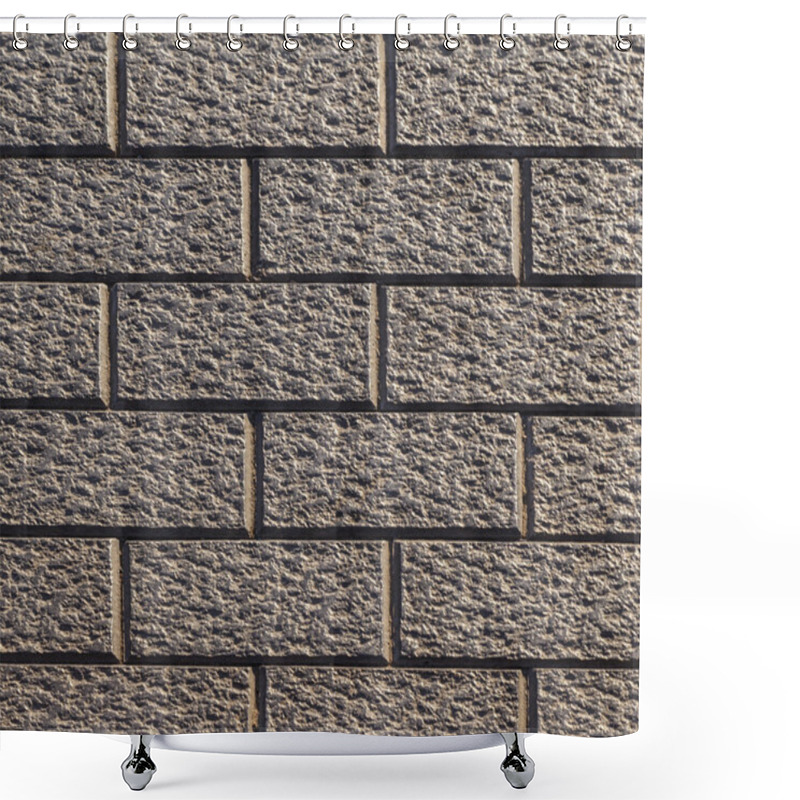 Personality  Textured Tile Shower Curtains