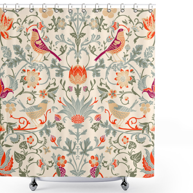 Personality  Magic Forest Background. Shower Curtains