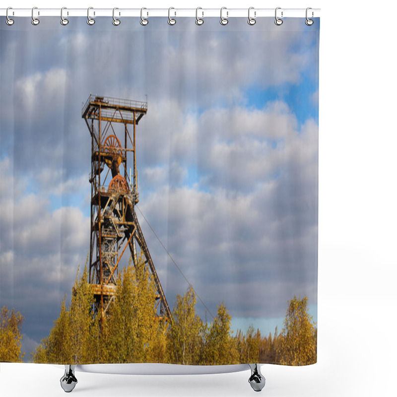 Personality  Coal Mine Shower Curtains