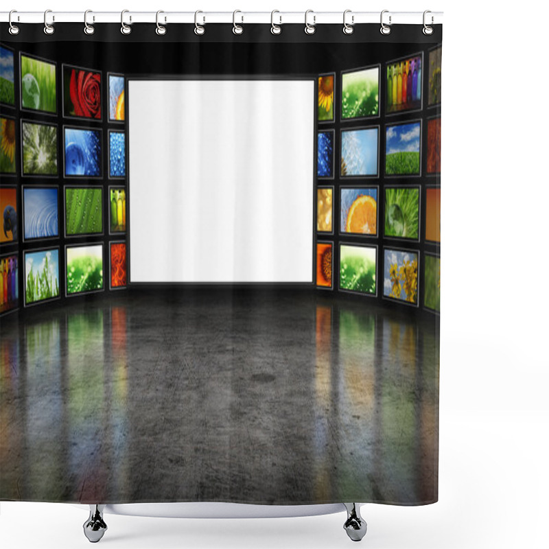 Personality  Tv Screeen With Images Shower Curtains