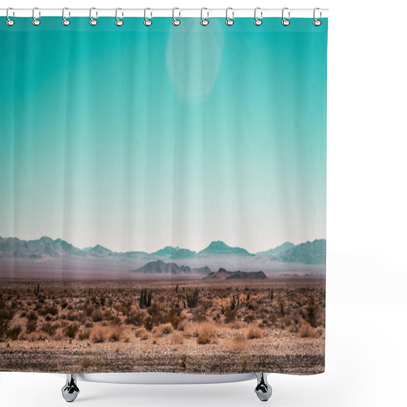 Personality  Mojave Desert Near Route 66 In California Shower Curtains