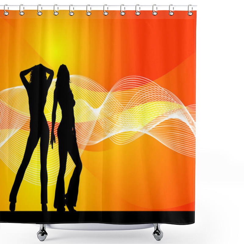 Personality  Sexy Females Shower Curtains