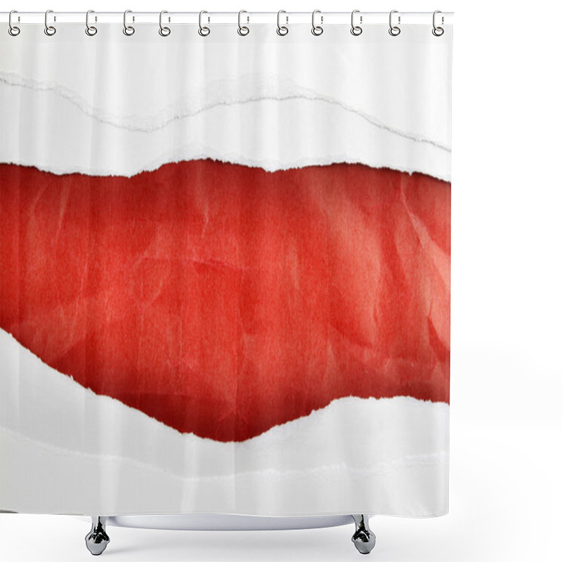 Personality  Ripped Paper Shower Curtains