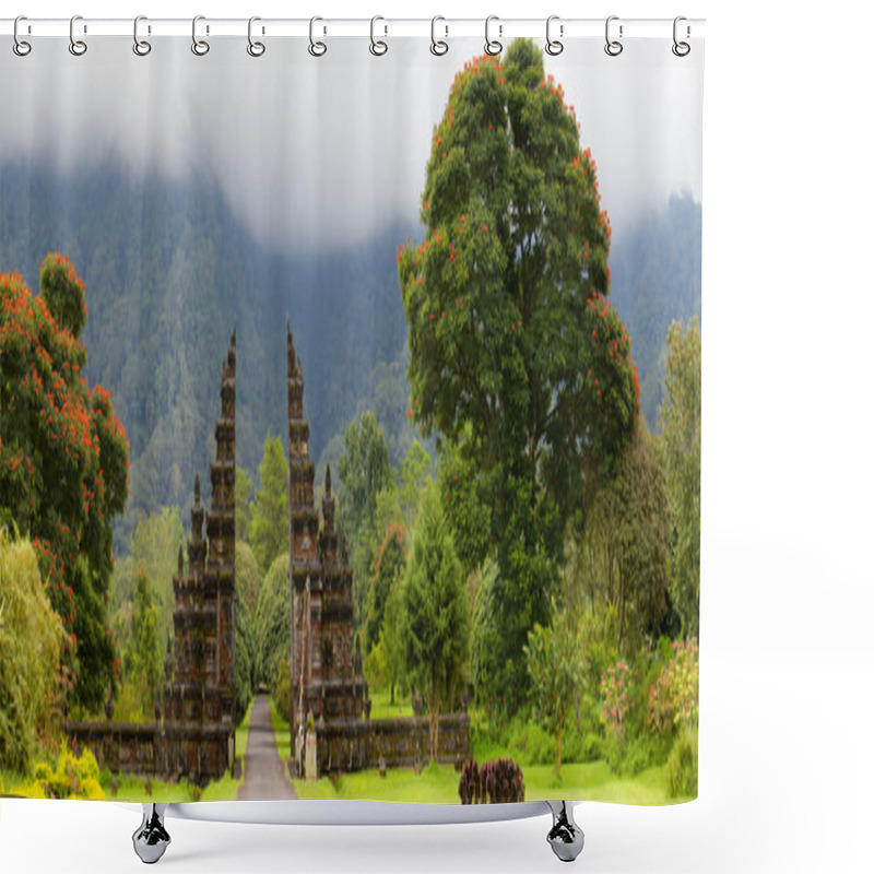 Personality  Bali Temple Shower Curtains