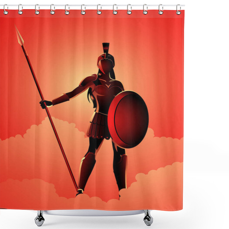 Personality  Athena The Goddess Of Wisdom Shower Curtains