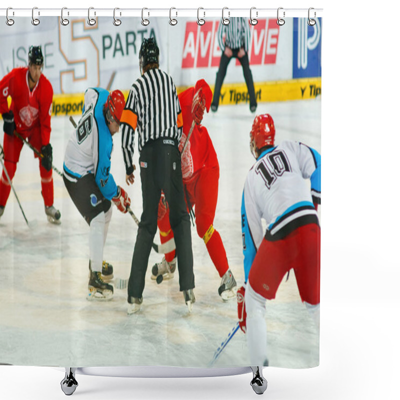 Personality  University Hockey League Final Match Shower Curtains