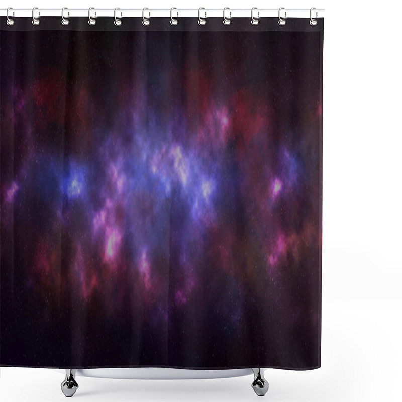 Personality  Wallpapers Of The Cosmos, Space, And Bright Stars With Nebula. Dazzling Stardust The Milky Way Spacecraft There Are Many Stars In The Night Sky.,background With An Abstract Starry Sky Shower Curtains