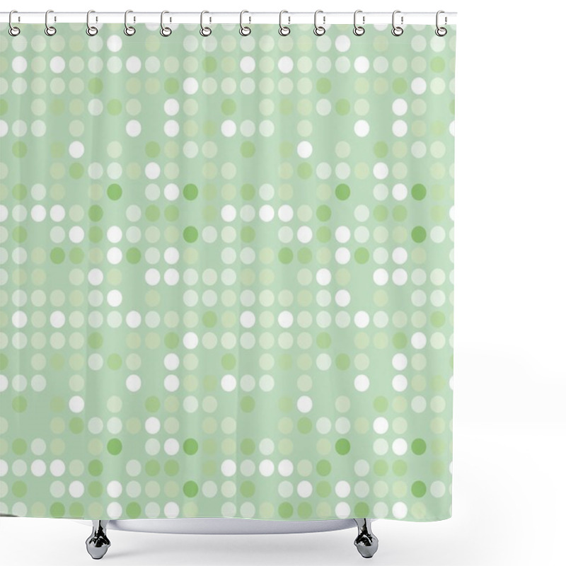 Personality  Seamless Circle Pattern Shower Curtains